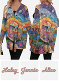 Hippie Girl - Personalized Hippie Cardigan