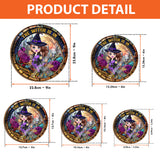 The Witch Is In - Personalized Witch 2 Layered Window Hanging Suncatcher