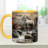Beautiful Horse - Personalized Horse Accent Mug