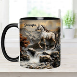 Beautiful Horse - Personalized Horse Accent Mug