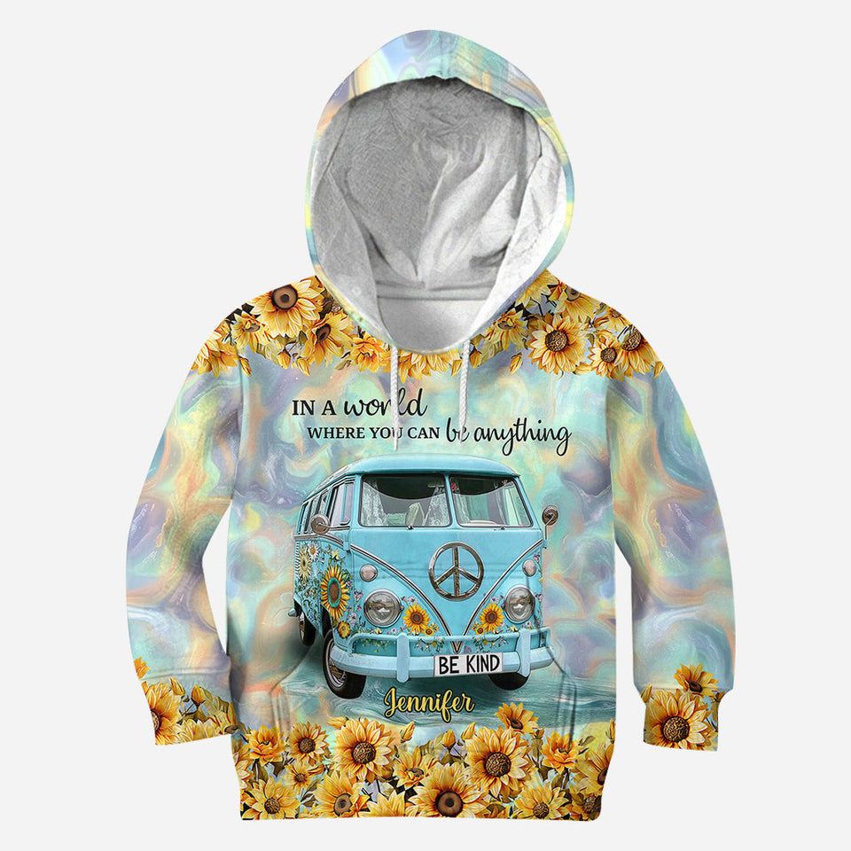 Be Kind - Personalized Hippie Hoodie and Leggings
