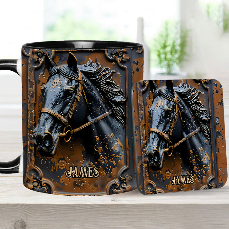 Beautiful Horse - Personalized Horse Accent Mug