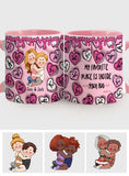 My Favorite Place Is Inside Your Hug Heart Candy - Personalized Couple Accent Mug
