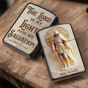 Le Seigneur est ma lumière - Briquet chrétien personnalisé