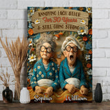Annoying Each Other For Years & Still Going Strong - Personalized Couple Canvas And Poster