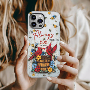 Ceux qu'on aime ne nous quittent jamais - Coque de téléphone personnalisée avec impression intégrale