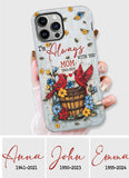 Ceux qu'on aime ne nous quittent jamais - Coque de téléphone personnalisée avec impression intégrale