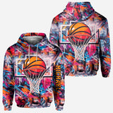Cool Basketball Design - Personalized Basketball All Over Shirt