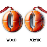 Basketball Letter - Personalized Basketball Ornament