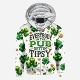 Everybody In The Pub Gettin' Tispy - Saint Patrick's Day All Over Shirt