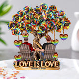 You Are My Favorite Person - Personalized LGBT Support Custom Shaped Acrylic Plaque