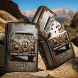 Vintage Caravan - Personalized Hippie Lighter