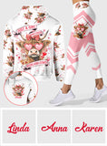 Just A Girl Who Loves Highland Cows - Personalized Highland Cow Hoodie and Leggings