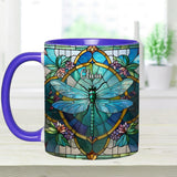 Beautiful Dragon Fly - Personalized Dragonfly Accent Mug