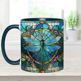 Beautiful Dragon Fly - Personalized Dragonfly Accent Mug