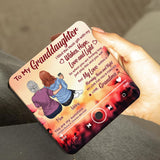 To My Granddaughter - Personalized Graduation Music Fridge Magnet