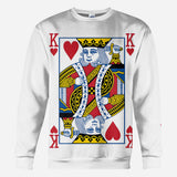 King And Queen Of Love - Personalized Couple All Over Shirt