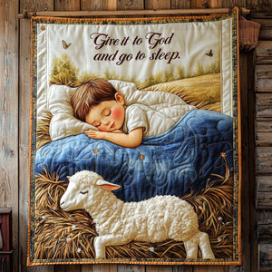 Confie-le à Dieu et va te coucher - Couette chrétienne