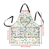 Blessed To Be Called Grandma Nana - Personalized Grandma Apron