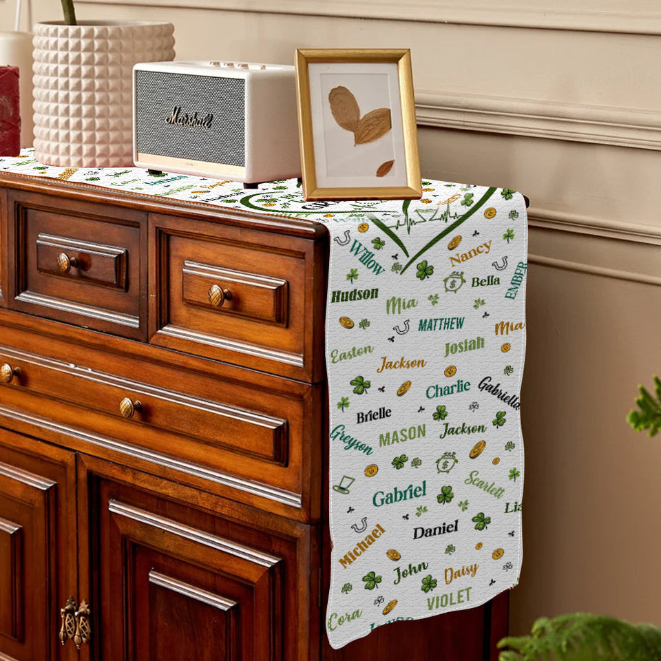Blessed To Be Called Grandma Nana - Personalized Grandma Table Runner