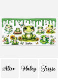 Just A Girl Who Loves Frogs - Personalized Frog Quick-dry Beach Towel/ Bath Towel