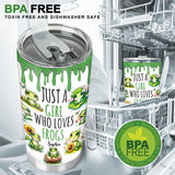 Just A Girl Who Loves Frogs - Personalized Frog Tumbler