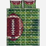 Touchdown - Personalized Football Quilt Set