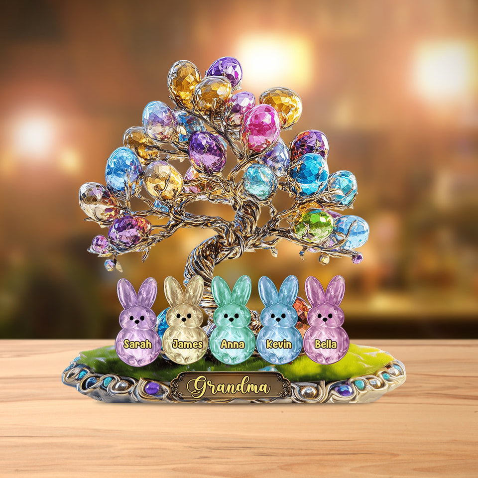 Grandma's Peeps - Personalized Grandma Custom Shaped Acrylic Plaque