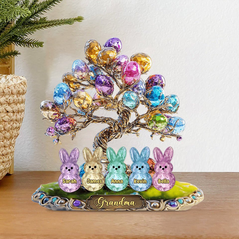 Grandma's Peeps - Personalized Grandma Custom Shaped Acrylic Plaque
