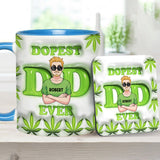 Daddy's Lil Buds World's Dopest Dad - Personalized Father Accent Mug