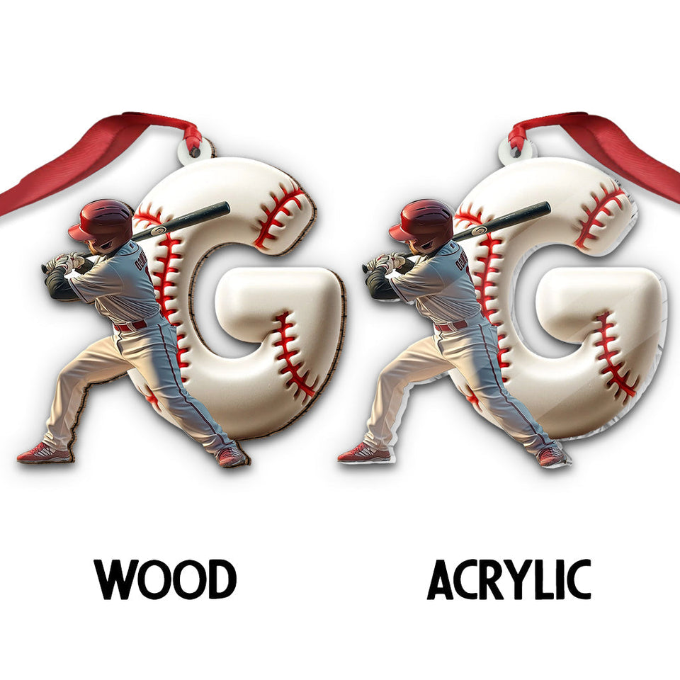 Best Player Ever - Personalized Baseball Ornament