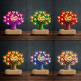 Family Tree - Personalized Family Shaped Plaque Light Base