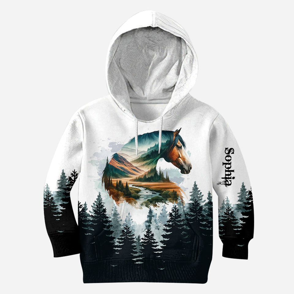 Horse Girl - Personalized Horse Hoodie and Leggings