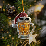 Merry Beermas - Personalized Beer Ornament