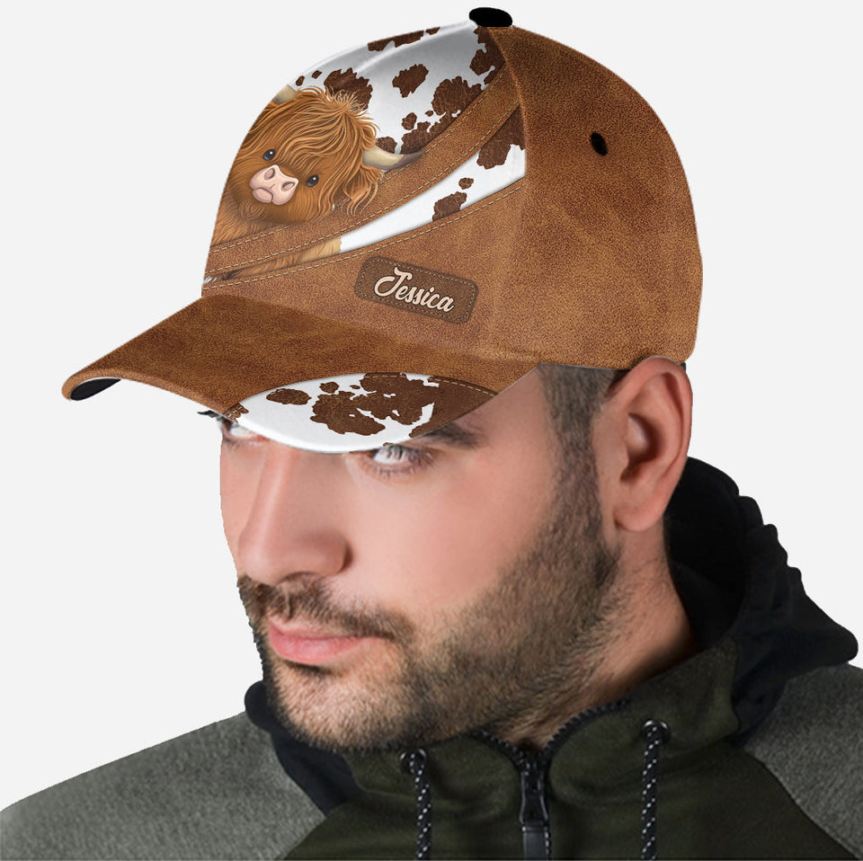 Just A Girl Who Loves Highland Cows - Personalized Classic Cap