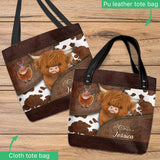 Just A Girl Who Loves Highland Cow - Personalized Tote Bag