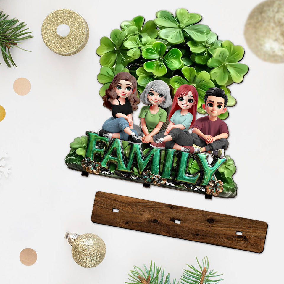 Happy St. Patrick's Day - Personalized Saint Patrick's Day 1 Layered Big Freestanding