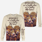 Apparently We're Trouble - Personalized Bestie All Over Shirt