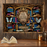 Just One More Chapter - Personalized Book Rectangle Metal Sign