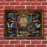Just One More Chapter - Personalized Book Rectangle Metal Sign