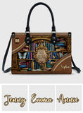 Just One More Chapter - Personalized Book Leather Handbag