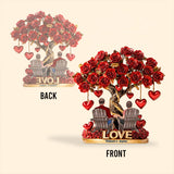 Tree of Love - Personalized Couple Custom Shaped Acrylic Plaque