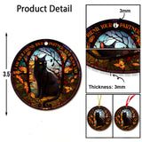 Black Cat - Personalized Black Cat Ornament