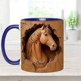 Love Horse - Personalized Horse Accent Mug