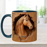 Love Horse - Personalized Horse Accent Mug