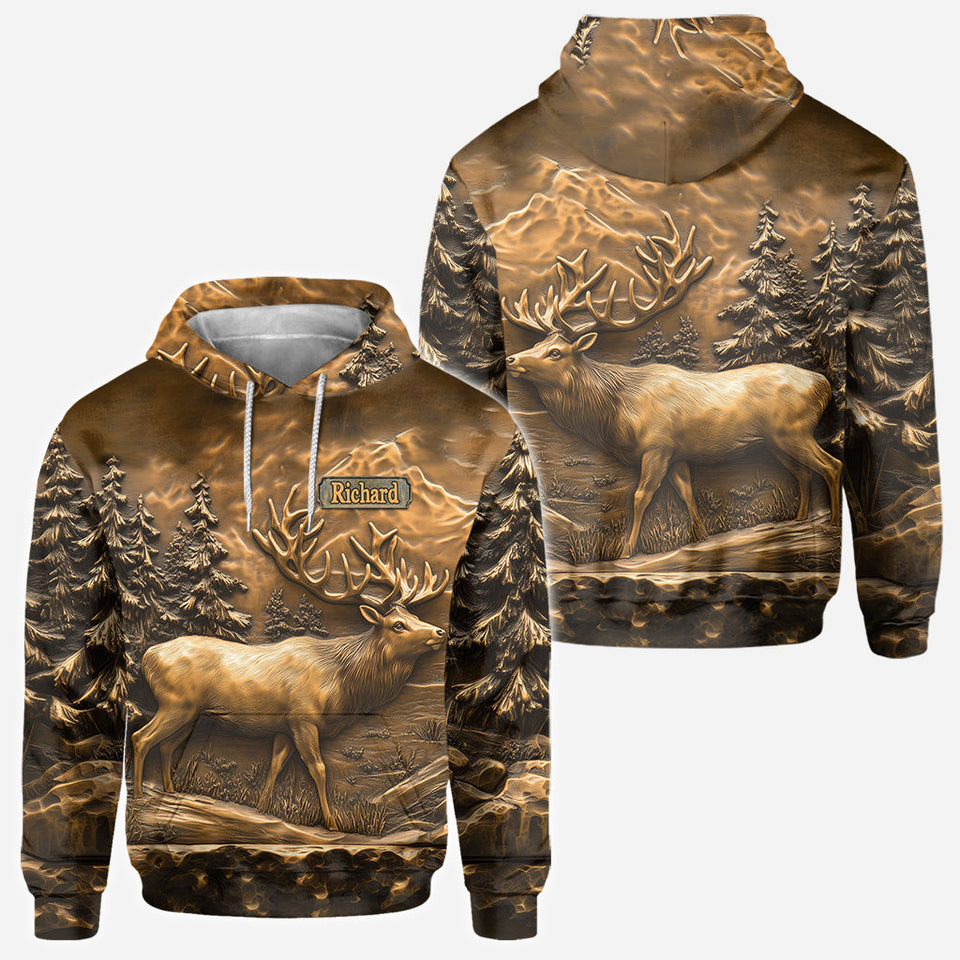 Hunting Deer - Personalized Hunting All Over Shirt