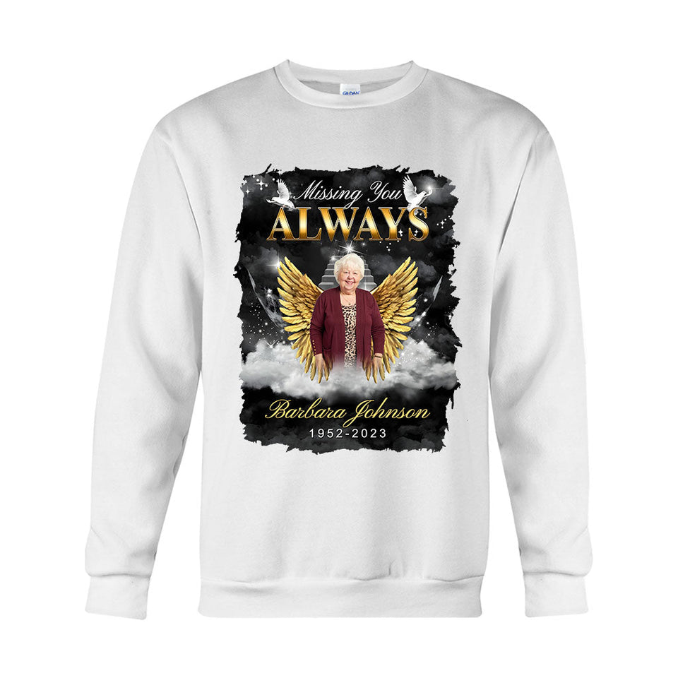 Toujours dans mon cœur - T-shirt et sweat à capuche commémoratifs personnalisés