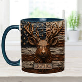 Hunting Deer - Personalized Hunting Accent Mug