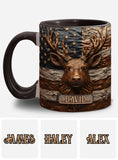 Hunting Deer - Personalized Hunting Accent Mug