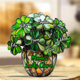 Lucky Mama - Personalized Mother Custom Shaped Acrylic Plaque